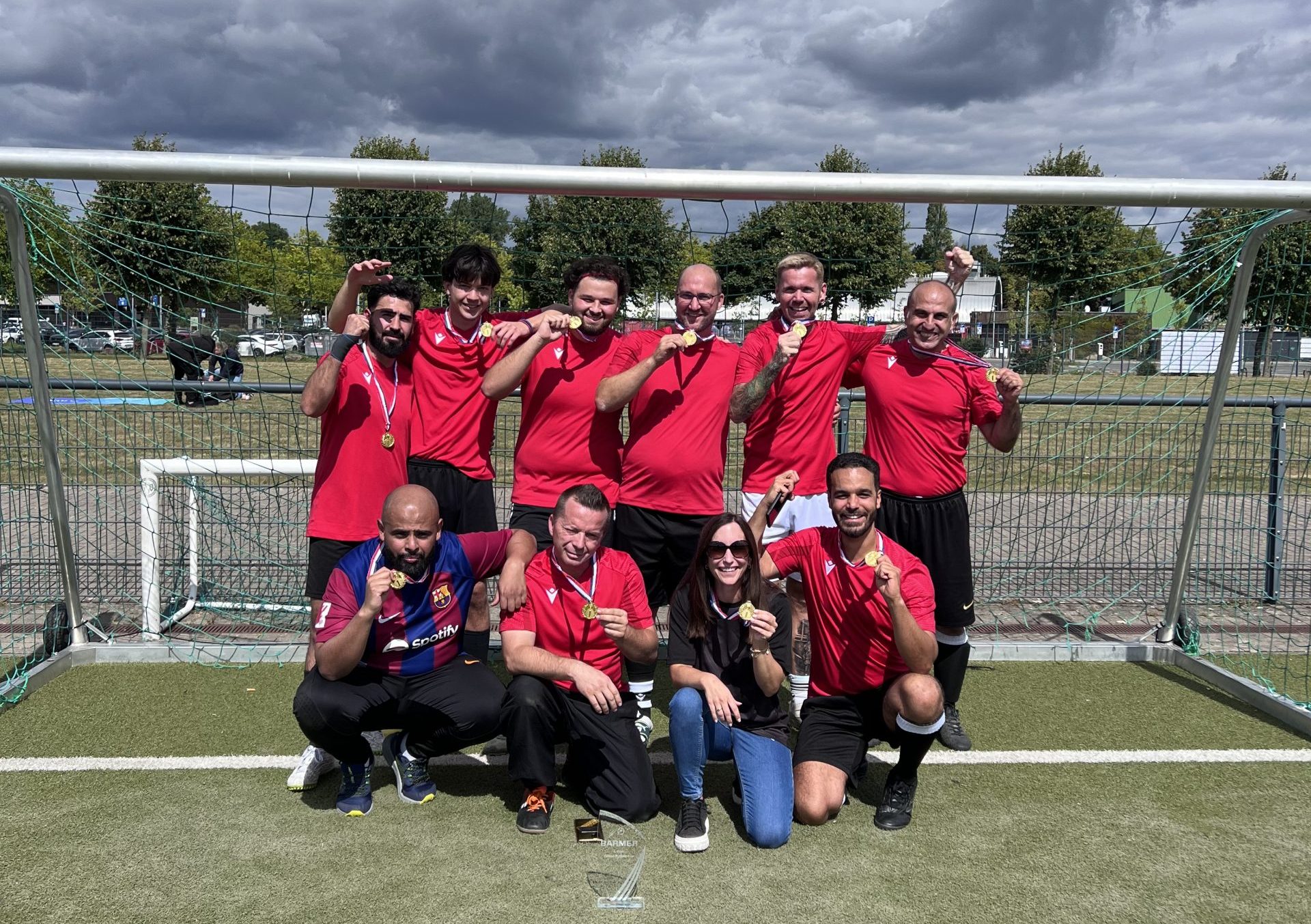 Triopt Group wins Barmer Company Football Cup in Moers.